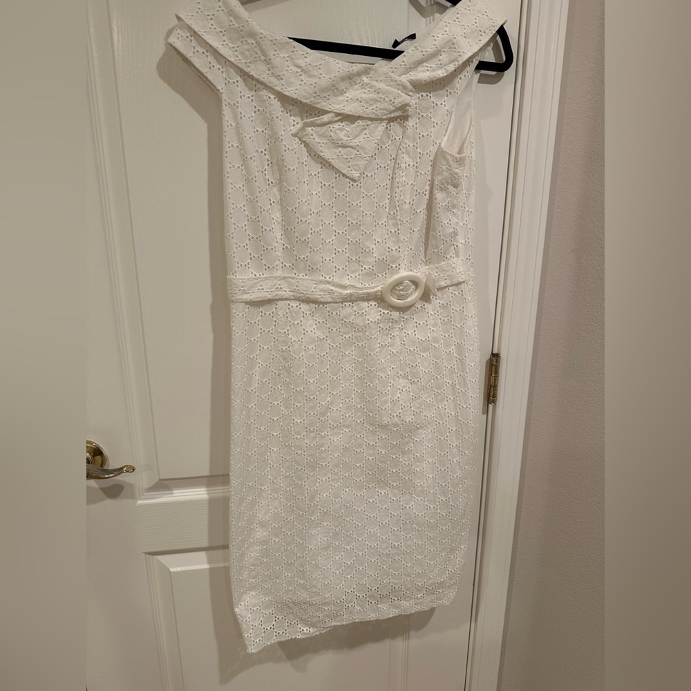 White dress (size 12) excellent condition